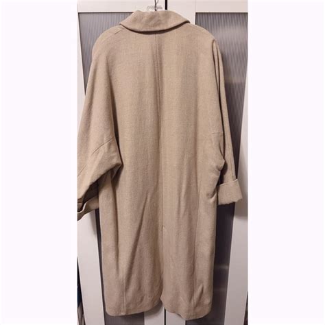 Zara Jackets Coats Nwot Zara Oversized Beige Nude Pea Coat Inner