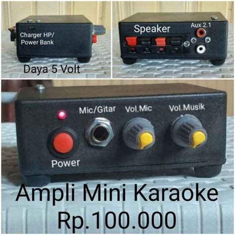 Jual Ampli Mini Karaoke Shopee Indonesia