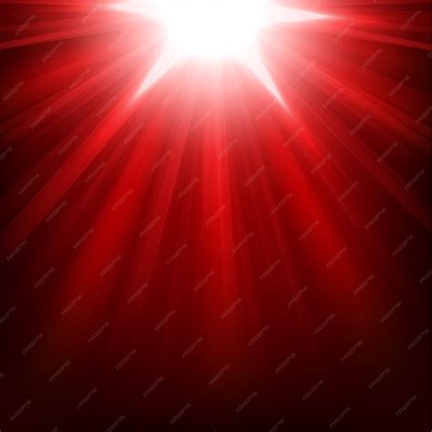 Premium Vector Red Light Effect Illuminated