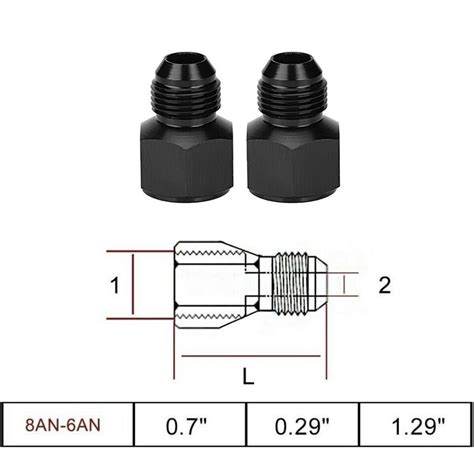 female  male  flare fitting reducer adapter     ebay