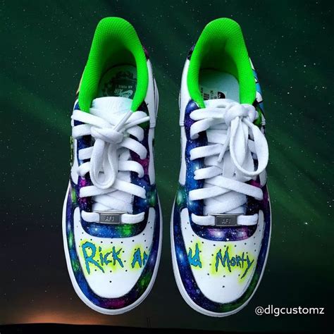 Rick And Morty Air Force Custom In Air Force Custom Men S