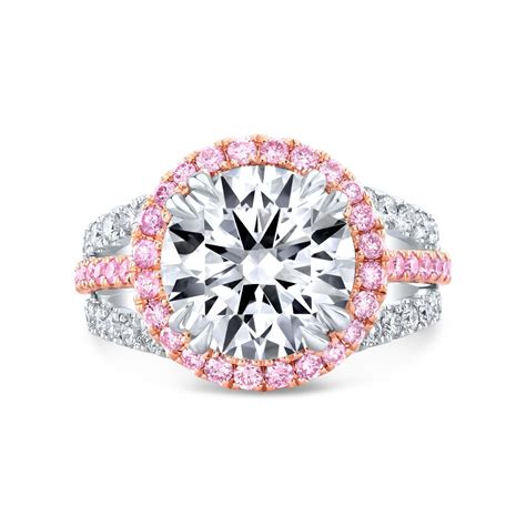 Pink Diamond Ring