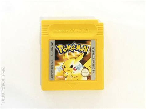 Pokemon jaune gameboy color OFFRES Août Clasf