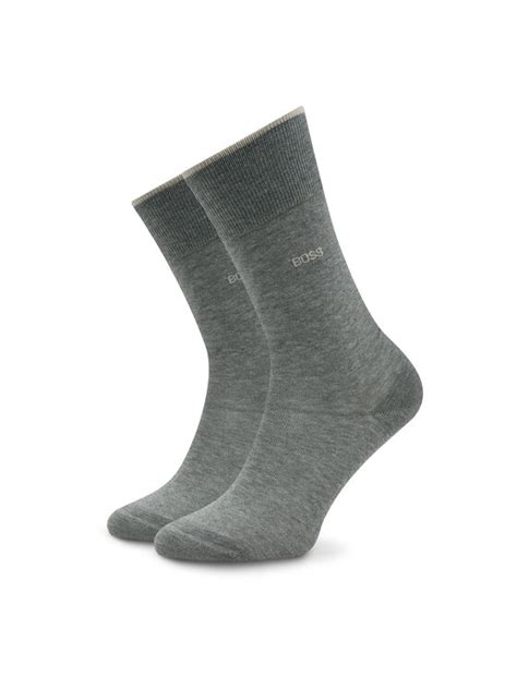 Boss Chaussettes Hautes Homme George Gris Modivo Fr