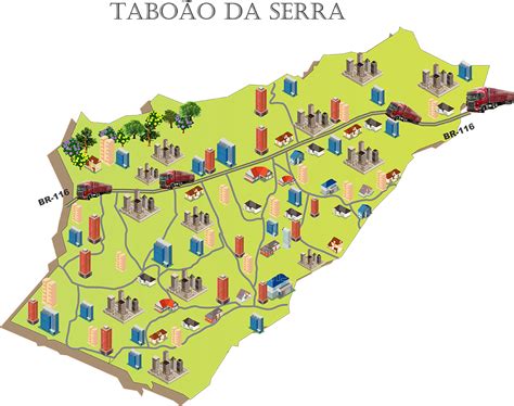 Taboão da Serra Mapas Turísticos Online