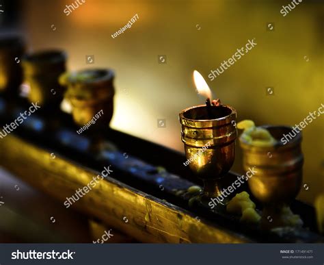 Candle Light Worship Buddha Stock Photo 171491471 Shutterstock