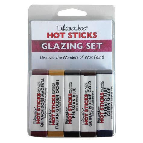 Enkaustikos Hot Sticks Glazing Set Of Ml Jerry S Artarama