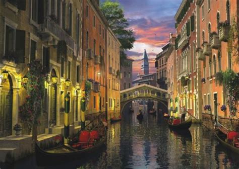 Puzzle Davison Venedig in der Abenddämmerung 3 000 Teile Puzzle