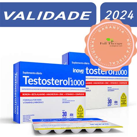 Combo 2x Testosterol 1000 Inove Nutrition 30 Comprimidos Shopee Brasil