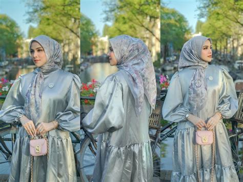 Inspirasi Outfit Hijab Look Untuk Ngantor Elegan Banget