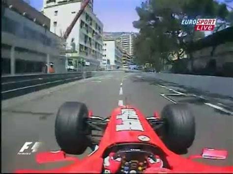 F1 Monaco GP 2004 Michael Schumacher Onboard Lap YouTube