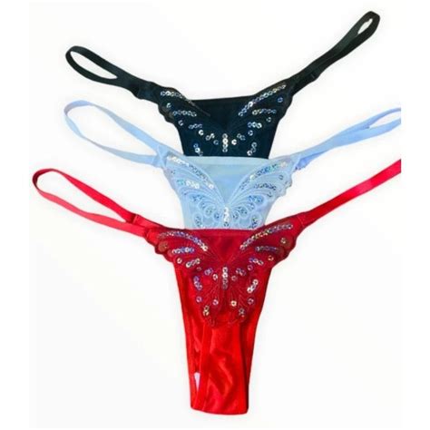 Kit Unidades Calcinha Borboleta Tanga Lingerie Regulagem