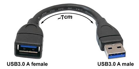 Przed U Acz Usb Superspeed Gb S Wtyk Usb A Gniazdo Usb A M Delock