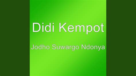 Jodho Suwargo Ndonya Youtube Music