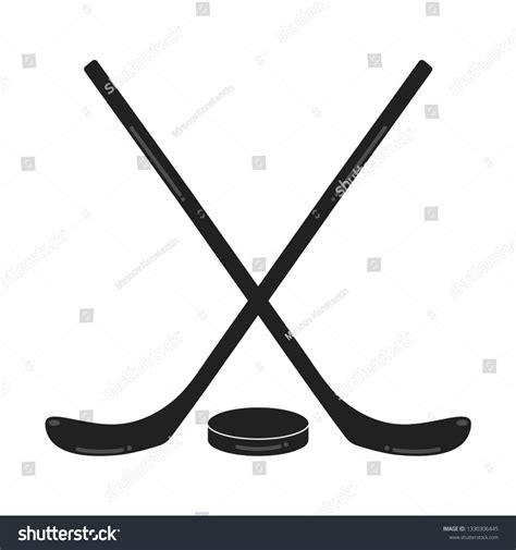 Crossed Hockey Sticks Logo – vultlerorn