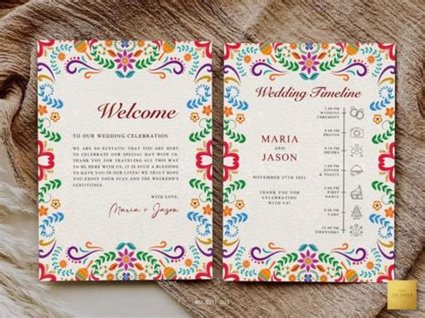 Mexican Wedding Invitation Template Graphic By Akasha Events Creative