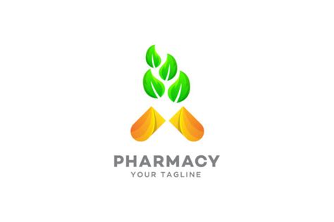 Pharmacy Logo Design Template Graphic by syaefulans · Creative Fabrica