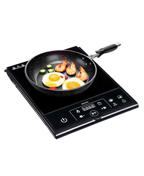 Yescom 1800w Electric Single Induction Cooker Portable Burner Cooktop Digital Display Touch