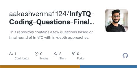 GitHub Aakashverma1124 InfyTQ Coding Questions Final Round This