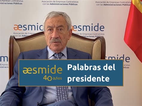 Palabras Del Presidente Gerardo Sánchez Revenga Por El 40 Aniversario