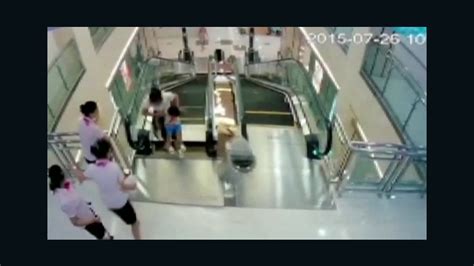 Man Watches Wife Die In China Escalator Accident Cnn Video