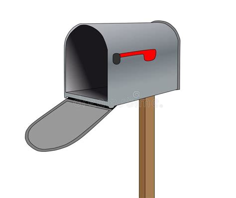 Empty Mailbox Stock Vector Illustration Of Deliver Await 8414400