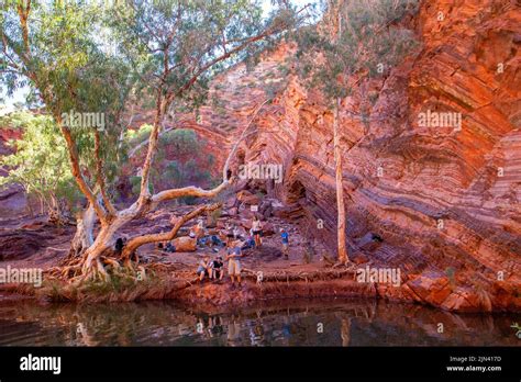 Hamersley Gorge Karijini National Park Stock Photo Alamy