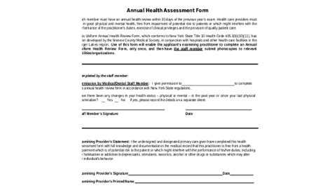 Free 8 Health Assessment Form Samples In Pdf Ms Word