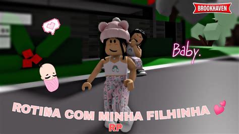 ROTINA DA MANHÃ MINHA FILHA RPG BROOKHAVEN Roblox YouTube