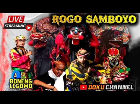 LiveJaranan ROGO SAMBOYO Spesial Mas BONDAN BONENG Legowo Di Sobrah