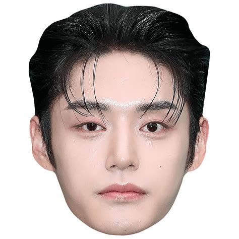 Kim Ji Woong Black Hair Mask Celebrity Cutouts