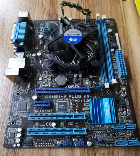 ASUS P8H61-M PLUS V3 COMBO Motherboard Mainboard + I5 2400 + Backplate ...