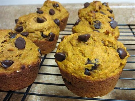 Whole Wheat Pumpkin Chocolate Chip Muffins Love To Be In The Kitchen