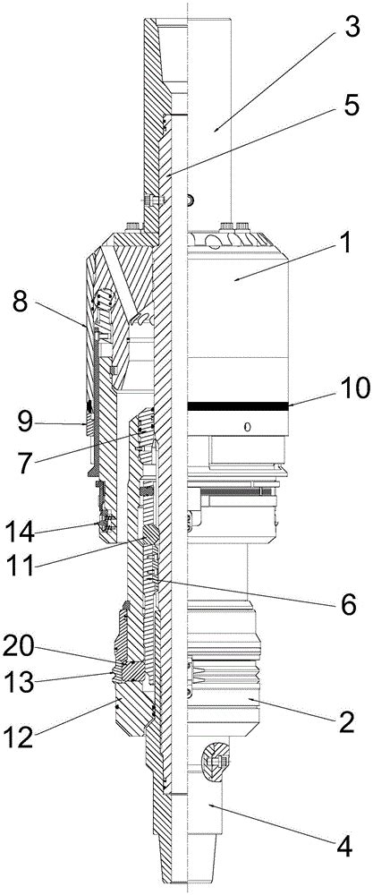 水下井口用套管悬挂器与密封总成单程送入工具及方法与流程