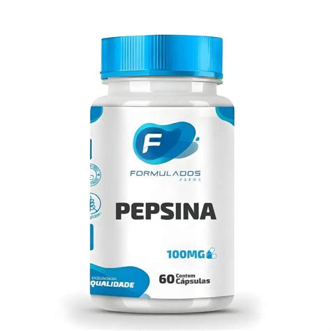 Para Que Serve Pepsina - Pepsina 100Mg 60 Capsulas 1431752 | Drogasil