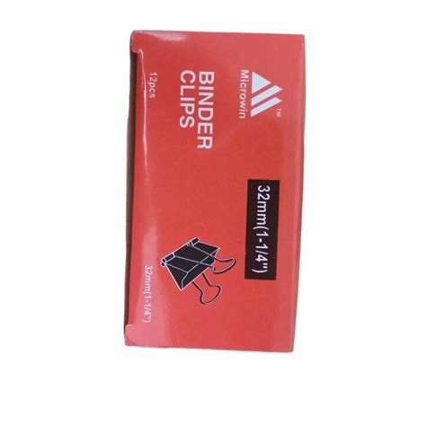 Mm Black Binder Clip Packaging Size At Rs Box In Chennai