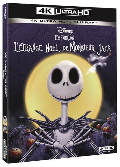 L Étrange Noël de Monsieur Jack Blu ray 4K Ultra HD Henry Selick