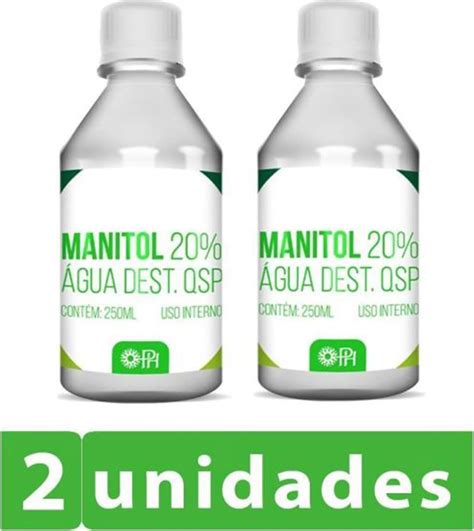 Picoprep Ou Manitol Qual O Melhor - KIT 2 Manitol 20% AOPH 250ml