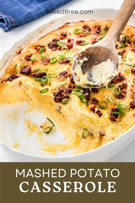 Easy Mashed Potato Casserole | Baked Bree