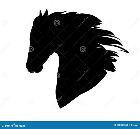 Horse Head Silhouette Tattoo - Beautiful horse head silhouette together ...