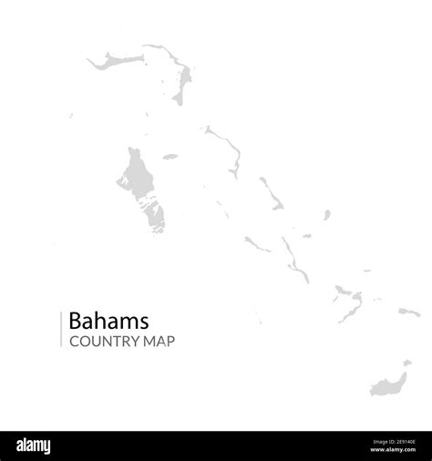 Mapa Vectorial De Bahams Nassau Pa S De La Isla Del Caribe