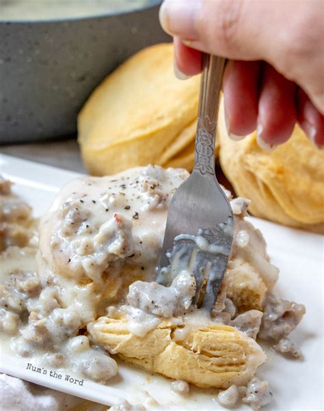 Homemade Sausage Gravy Nums The Word