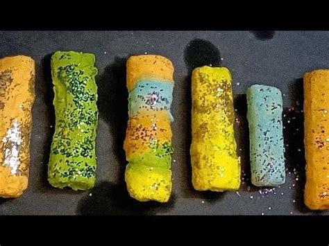 Colorful Cornstarch Pasted Cylinders Topped W Glitters Soft Gym