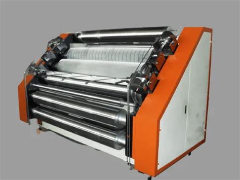 M Min Vertical Paper Corrugating Machine Hp Capacity Ton Day