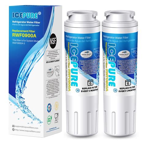 2PACK EveryDrop Filter 4 EDR4RXD1 Whirlpool Refrigerator Water UKF8001