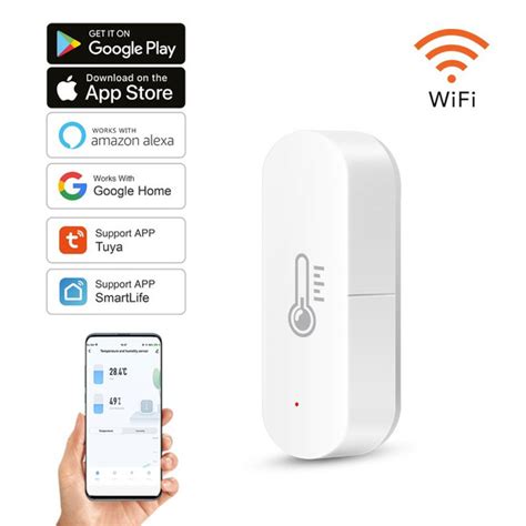 WiFi-датчик температуры/влажности DYGSM WSD400D Smart Life/Tuya Smart ...