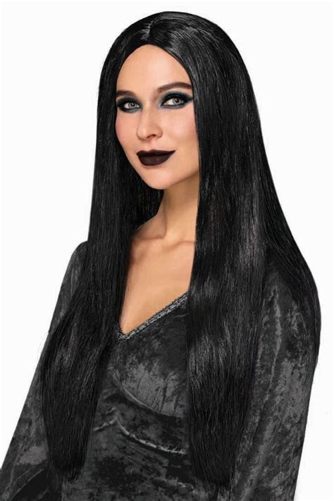 Way To Celebrate Halloween Adult 24in Witch Wig Black