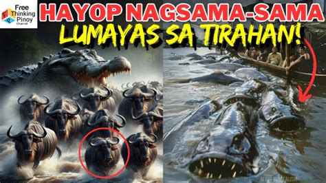 MIGRATION Paglalakbay Ng Wildebeest Sa Ilog Ng Buwaya Amazing