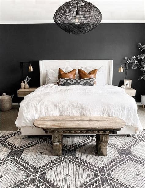 10 Bright And Airy Black And White Boho Bedroom Ideas Diy Darlin