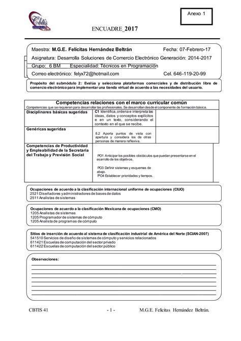 Anexo 1 Encuadre Del Curso Desarrollo De Comercio Electronico 6b Doc 1